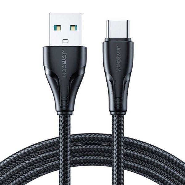 USB Surpass kábel / Type-C / 3A / 0,25 m Joyroom S-UC027A11 (fekete)