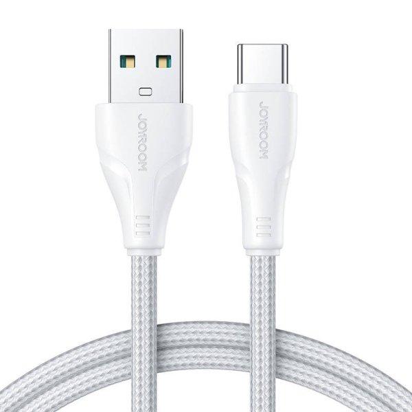 USB Surpass kábel / Type-C / 3A / 0,25 m Joyroom S-UC027A11 (fehér)