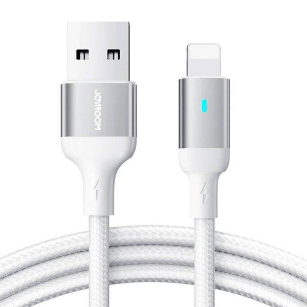 Kábel az USB-A-hoz / Lightning / 2,4A / 1,2 m Joyroom S-UL012A10 (fehér)