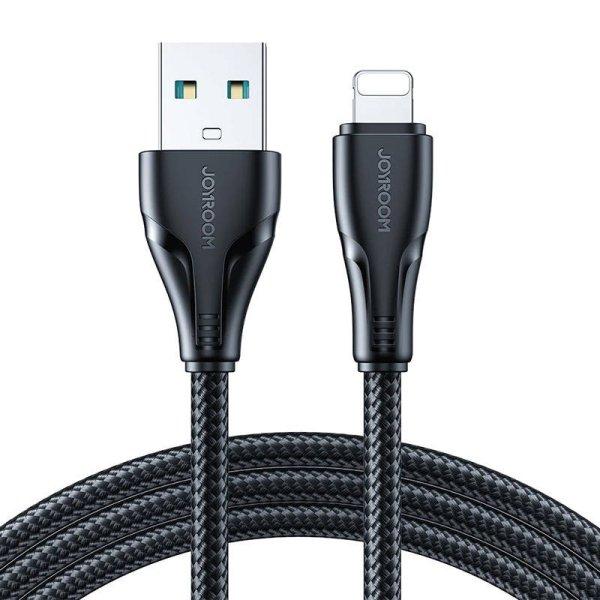 USB Surpass kábel / Lightning / 1,2 m Joyroom S-UL012A11 (fekete)