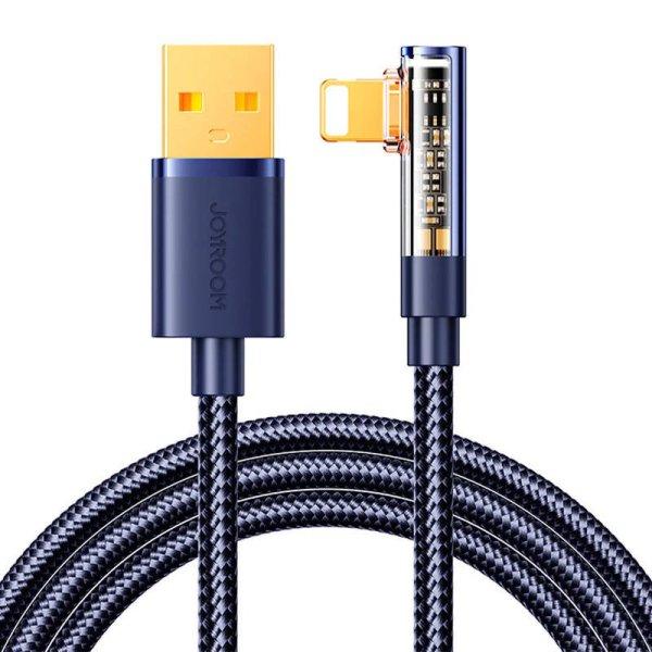 Szögkábel az USB-A-hoz / Lightning / 1,2 m Joyroom S-UL012A6 (kék)