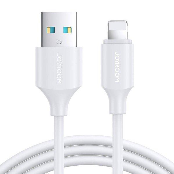 Kábel az USB-A-hoz / Lightning / 2,4A / 0,25 m Joyroom S-UL012A9 (fehér)