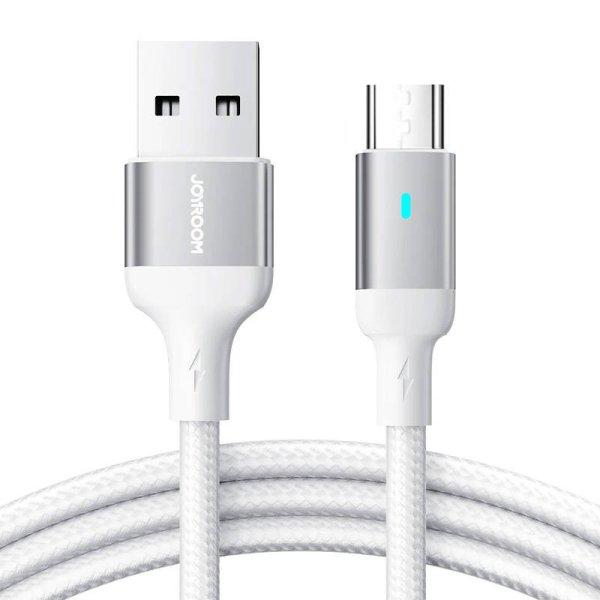 Kábel a Micro USB-A-hoz / 2,4A / 1,2 m Joyroom S-UM018A10 (fehér)