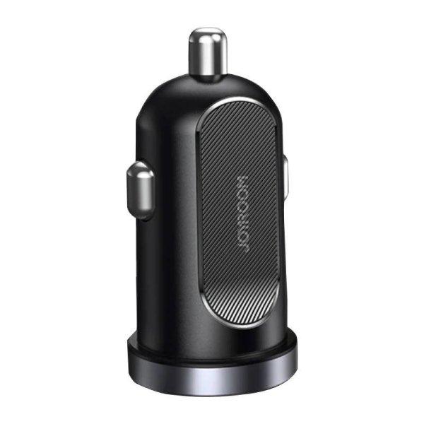 Autós töltő JoyroomC-A09, 2x USB QC3.0 30W (fekete)
