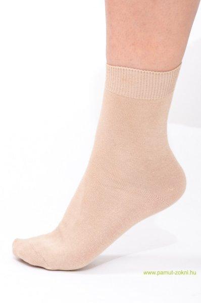 Classic pamut zokni - drapp 43-44