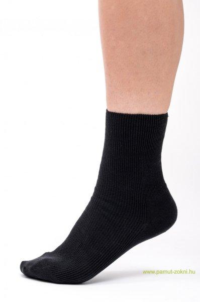 Medical, gumi nélküli zokni - fekete 41-42