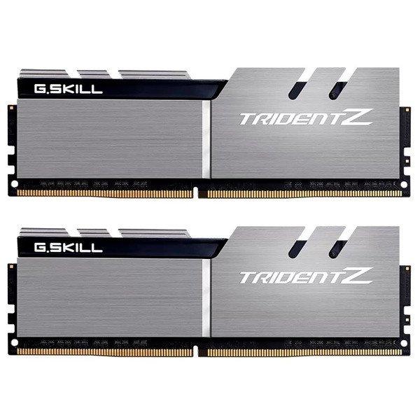 G.SKILL 32GB kit DDR4 3200 CL16 Trident Z silver-fekete
