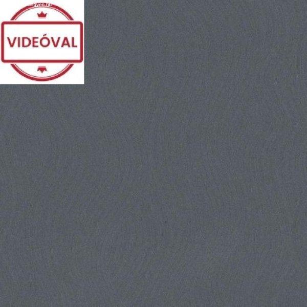 Evora szürke-antracit egyszínű hullámos tapéta 459164