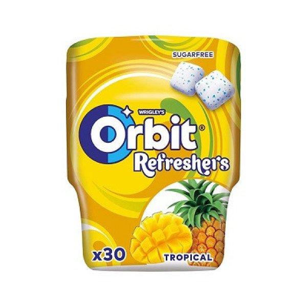Orbit 67G Refreshers Bottle Tropical (30 Szemes)