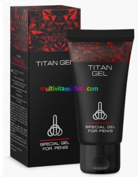 Titán Gél Original 50 ml, méretnövelő, pénisznövelő hatású, intim
krém Férfiaknak