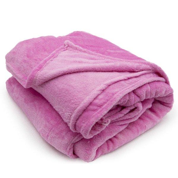 Kellemes tapintású puha plüss takaró - rózsaszín
pléd, 150*200cm (BBCD)