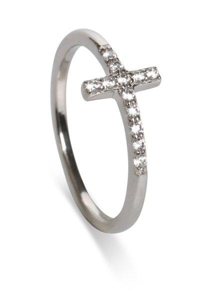 Oliver Weber Bájos ezüst gyűrű kereszttel Sanctuary 63342
57 mm
