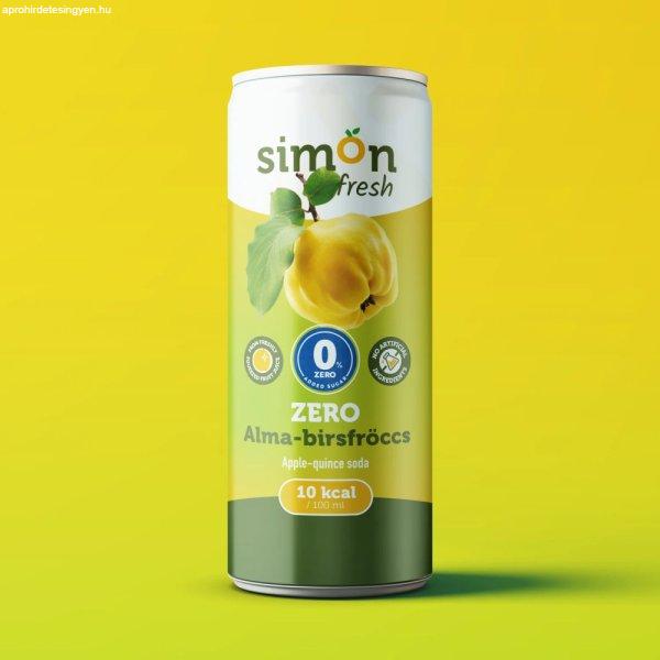Simon gyümölcs fresh alma-birsfröccs szénsavas üditőital 330 ml
