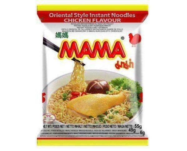 MAMA Instant Noodles Chicken csirke ízesítésű instant leves 55g