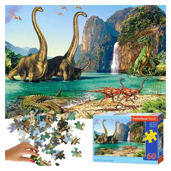 CASTORLAND Puzzle a dinoszauruszok világában - 60