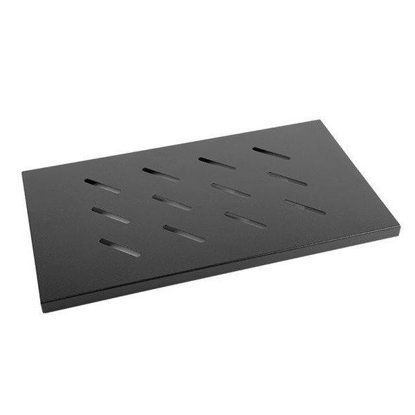 Lanberg AK-1002-B 19" 1U MÉLY:300mm MAX:120kg fix fekete polc 4 ponton
rögzített csavarral