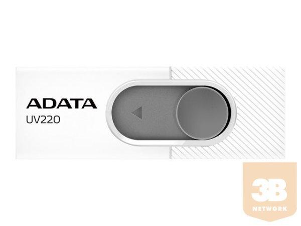 ADATA Flash Drive UV220 32GB USB 2.0 White/Grey