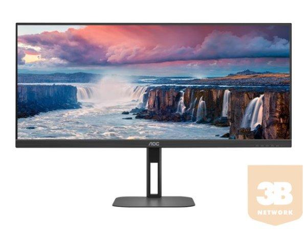 AOC U34V5C/BK 34inch VA WQHD display 3440x1440 21:9 4ms 300cd/m2