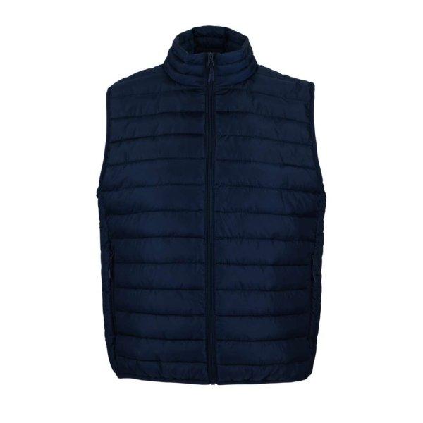 Férfi STREAM cipzáras oldalzsebes steppelt mellény, SOL'S SO04020,
French Navy-2XL