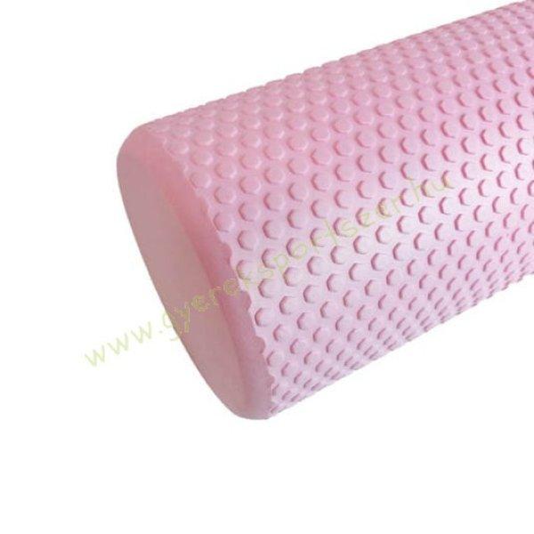 SMR masszázs henger jóga roller Pilates 90x15 cm-es pink PRO-Sport