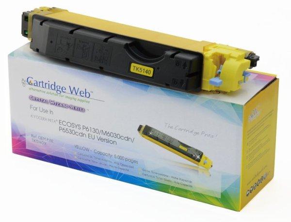 KYOCERA TK5140Y Utángyártott Cartridge WEB Yellow Toner