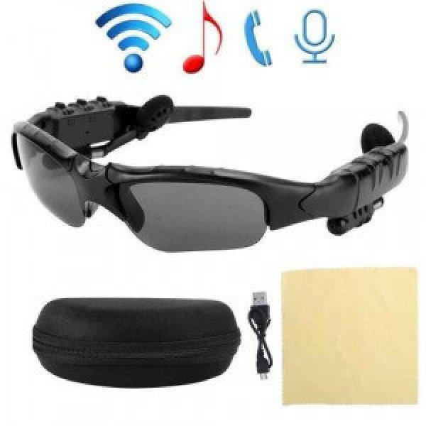 Bluetooth okos napszemüveg headset, tokkal