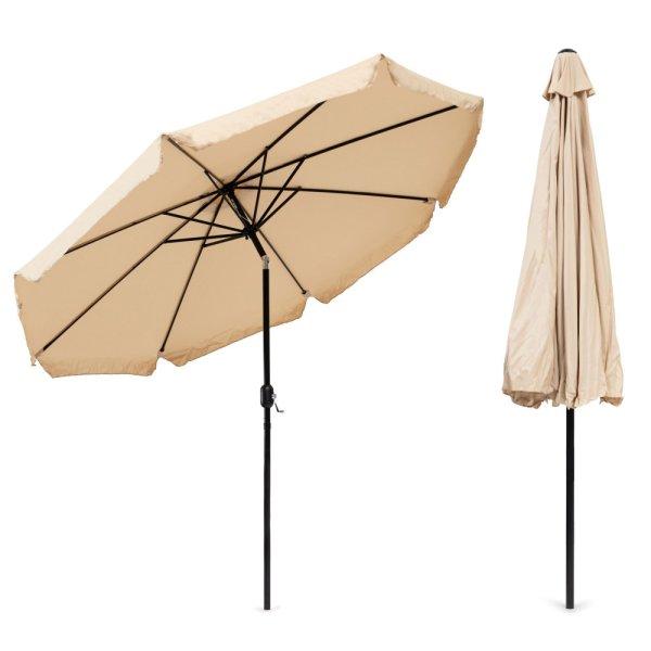 Kerti napernyő, 3 méter átmérővel, sérült talppal és kerekekkel