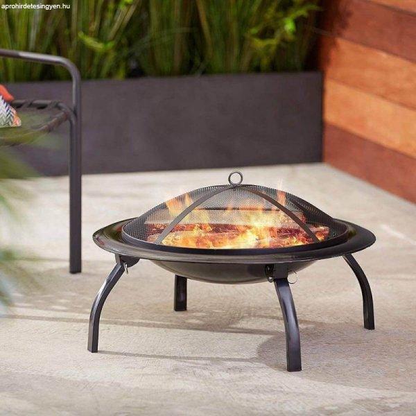 Kerti grillező és tűzrakó hordtáska - praktikus kiegészítővel