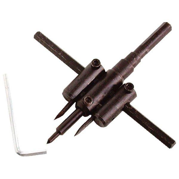 EXTOL CRAFT körkivágó gipszkartonhoz, 2db 30-120mm, állítható
acélkéssel; (fához, gumihoz, műanyaghoz is használható) 1804