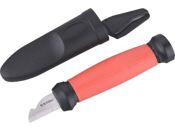 EXTOL PREMIUM kábelvágó / blankoló kés, 4Cr14 acél, penge hossz: 35 mm,
teljes hossz: 155 mm 8831101