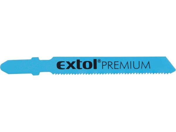 EXTOL PREMIUM dekopírlap fémre, 5db, Bosch befogás, HSS; 51×8×1,5mm, 1,2mm
fogtáv, mart, hullámosított fogak, egyenes vágás, acéllemez 8805401