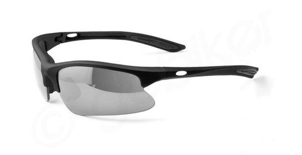 BikeFun Vector fix lencsés kerékpáros szemüveg fekete