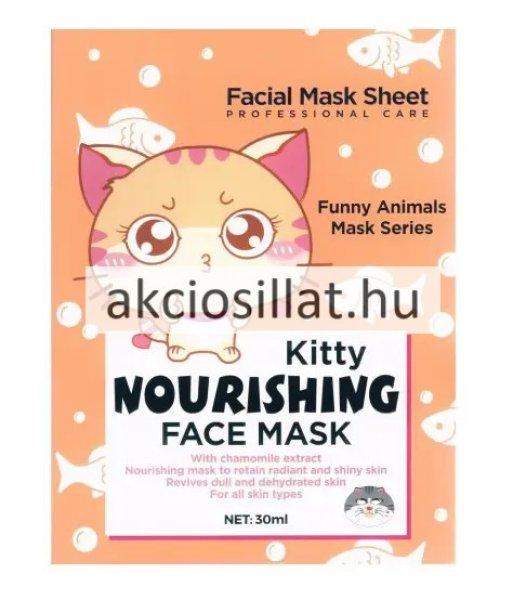Wokali Animal Kitty Nourishing Face Mask arcmaszk 30ml