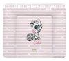 Babastar puha pelenkz lap 75*72 cm - Rzsaszn zebra 