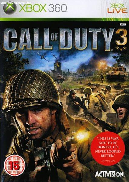 Call of Duty 3 Xbox360 játék