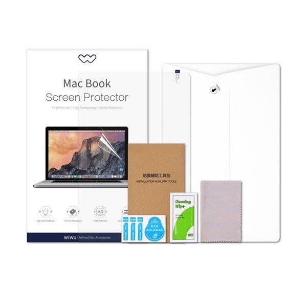 WIWU képernyővédő fólia 2db (full screen, öntapadós PET, 0.15mm vékony)
ÁTLÁTSZÓ Apple MacBook 14" (2021)
