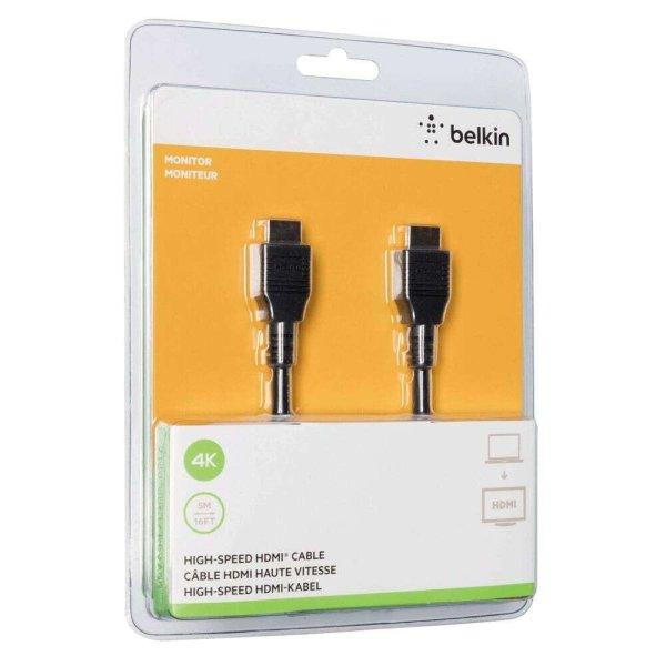 Belkin 5m, 2xHDMI HDMI kábel HDMI A-típus (Standard) Fekete