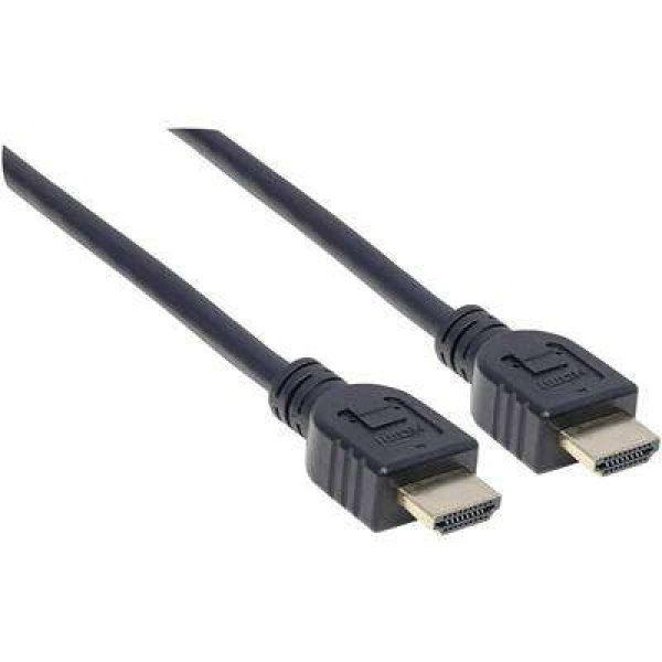 Manhattan HDMI Csatlakozókábel [1x HDMI dugó - 1x HDMI dugó] 5.00 m Fekete
(353953)