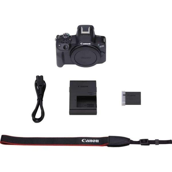 Canon EOS R50 Tükörnélküli fényképezőgép - Fekete