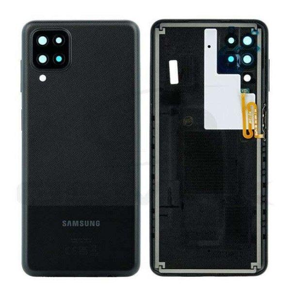 Akkumulátorfedél ház Samsung A127 Galaxy A12 2021 Nacho fekete Gh82-26514A
Eredeti szervizcsomag