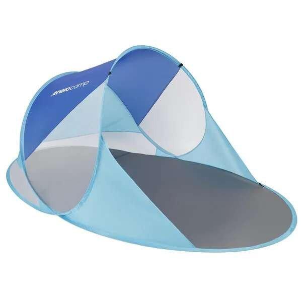 Önkihajtható strand sátor 190x120x90cm pop-up kék uv védelemmel