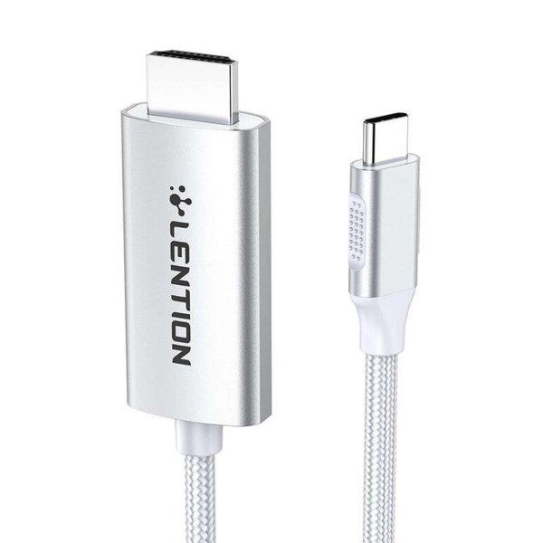 Lent USB-C - 4K60Hz HDMI-kábel, 3 m ezüst (CB-CU707H-3MSC-SIL-)