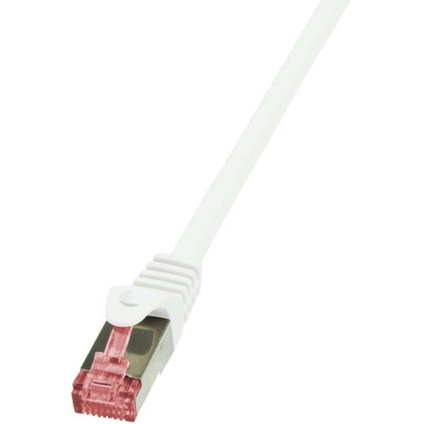 LogiLink CAT6 S/FTP Patch Cable PrimeLine AWG27 PIMF LSZH white 50m (CQ2141S)
