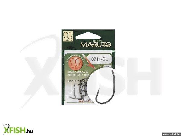 Maruto Horog 8714Bl Carp Hooks Hc T.D.E.5° Barbless Black Nickel 8