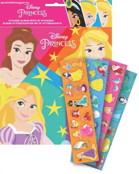 Disney Hercegnők matricás album 50 db matricával