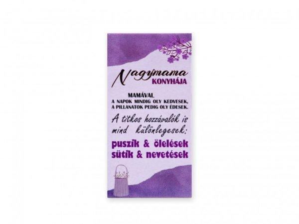 Hűtőmágnes Nagymama konyhája 7x13cm