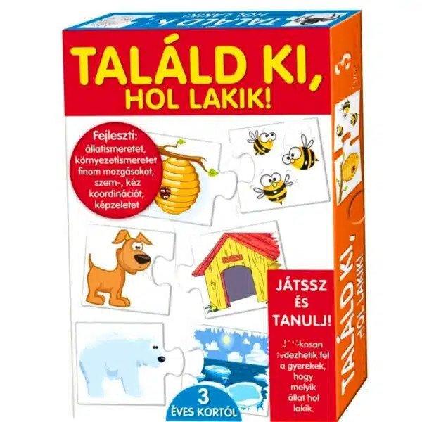 Találd ki, hol lakik! - Párosító játék