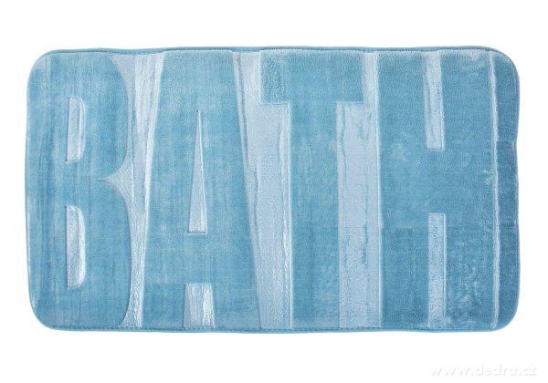 BATH Fürdőszoba szőnyeg 75x45 cm - Pasztelkék