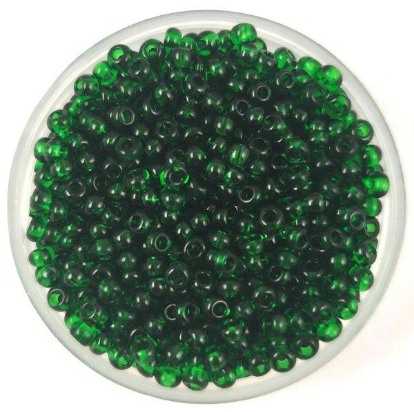 Preciosa cseh kásagyöngy - Trans Light Emerald Green - 10/0