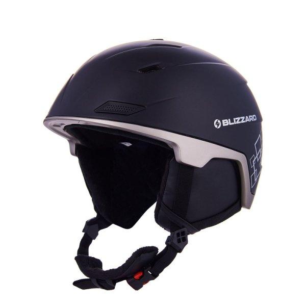 BLIZZARD-Double ski helmet, black matt/gun metal/silver squares Fekete 60/63 cm
23/24